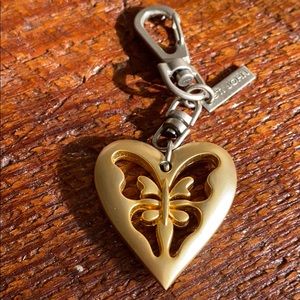 St. John butterfly purse charm/ key ring